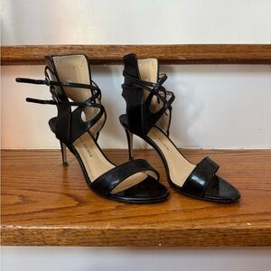 Paul Andrew Black Strappy Heels